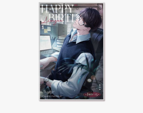 【恋与制作人】李泽言2023生日爆闪色纸 ...