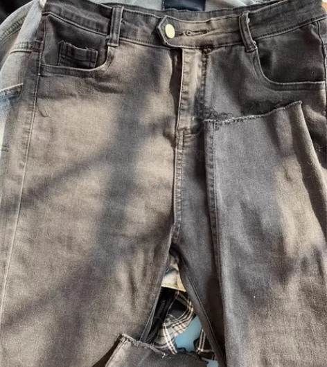 七分束口铅笔裤，几乎全新，穿过1次，L码，...